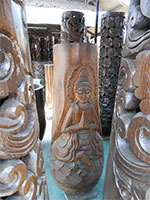 Coco Tree Trunk Pots Bali