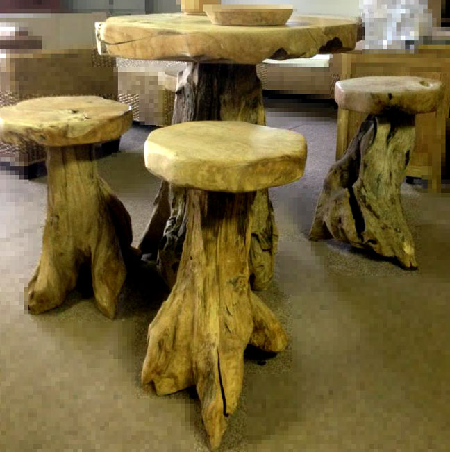 Teak Root Wood Furniture from Java Indonesia