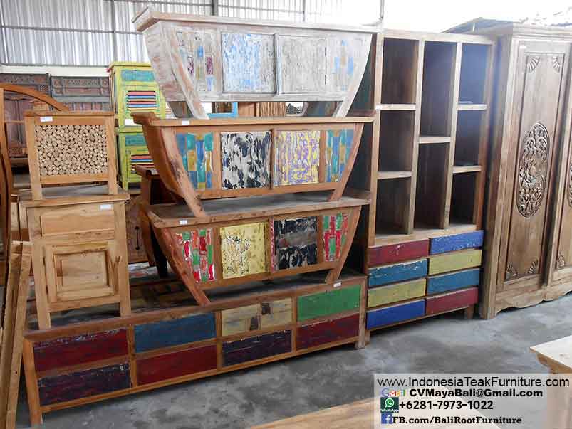 Photo14 Recycled Bali Boat Furniture Factory
