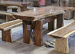 WOOD DINING TABLE