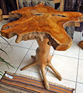 pp2-18 Teak Tree Trunk Side Table Teak Root Table Bali Indonesia
