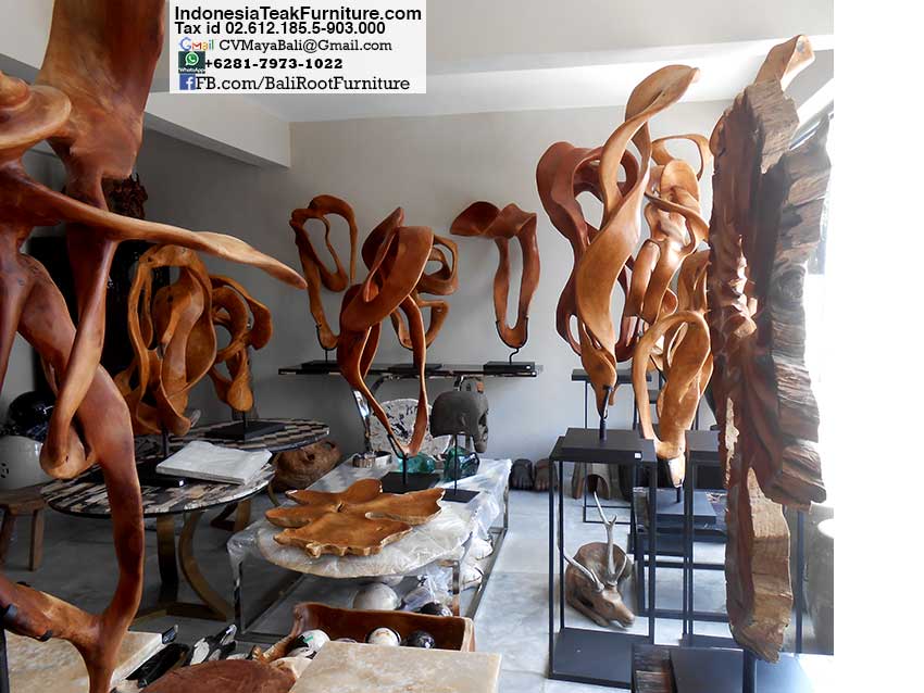 Modern Abstract Sculpture Wood Carvings