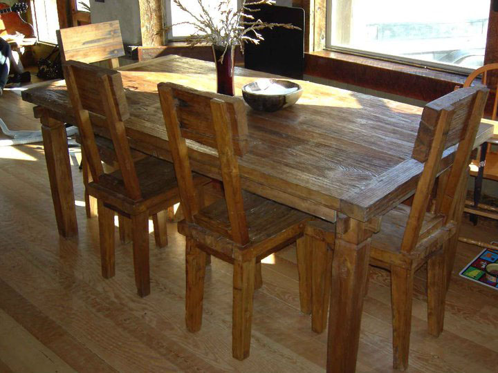 Reclaimed Teak Wood Dining Table And, Indonesian Dining Room Tables