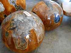Tar14 Teak Wood Balls Resin Acrylic Bali Indonesia