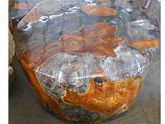 Tar15 Teak Root Wood Resin Furniture Bali