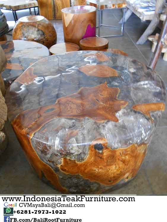 TAR 15 Teak Root Wood Resin Furniture Bali