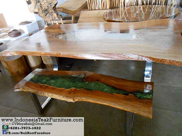 TAR 9 Hard Wood Steel Table Bench Furniture
