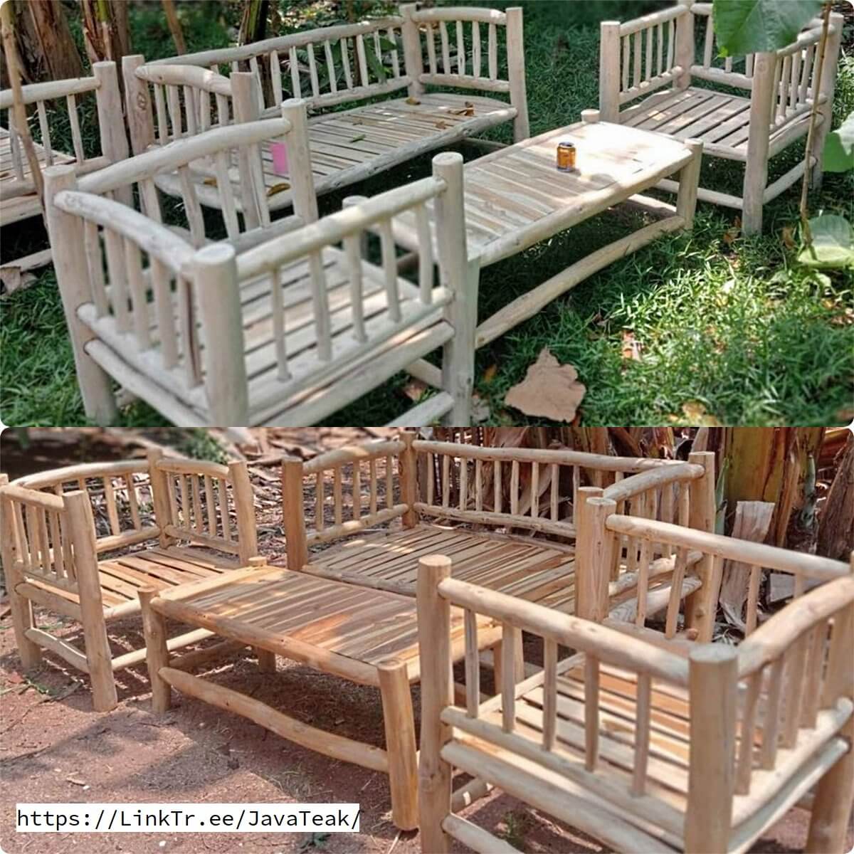 Teak Wood Branch Furniture Set Teak Twigs Furniture Java Indonesia