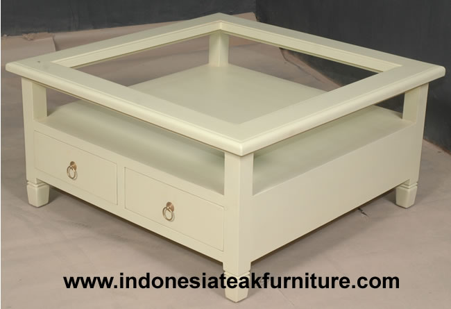Indonesian White Painted Furniture