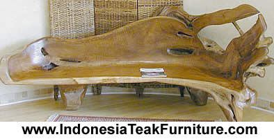 Furniture teak tree root Made in Indonesia