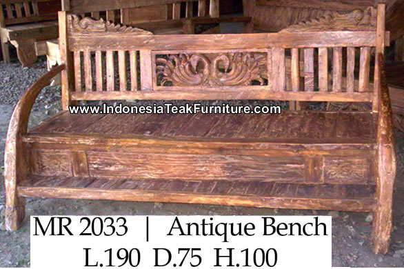 Reclaimed Teak Bench Indonesia