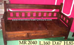 Reclaimed Wood Bench Bali