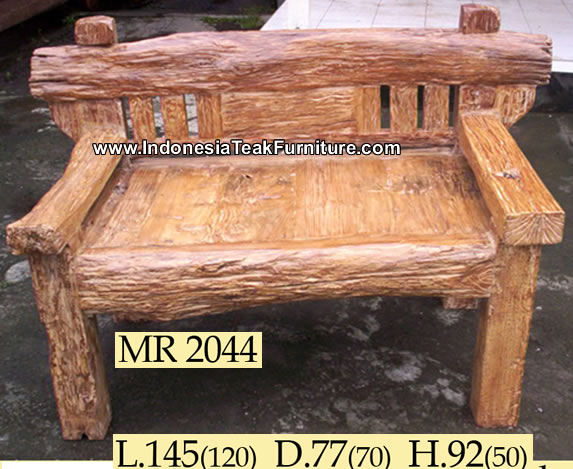  Bali Teak Bench Reclaimed Wood