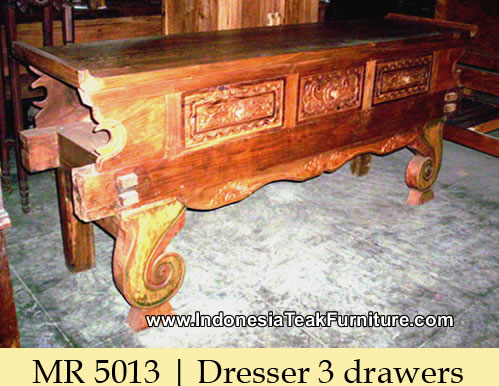 Dresser Furniture Reclaimed Teak Wood Bali Java Indonesia