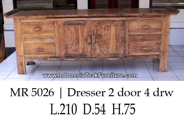 Recycle Teak Wood Dresser Furniture