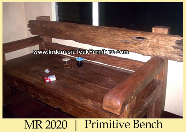 Reclaimed Teak Bench 