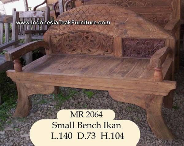 Antique Wood Bench Indonesia 