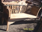 Carved Teak Bench Java 