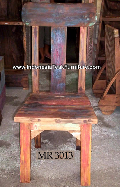 Indonesian Reclaimed Teak Chair 