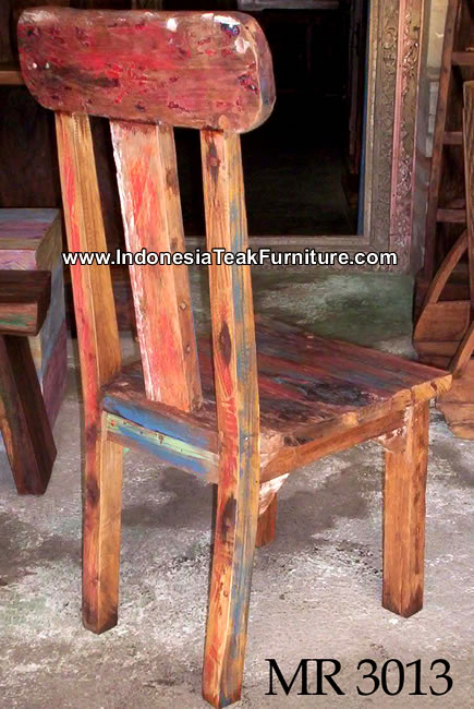Reclaimed Wooden Chairs