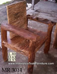 Indonesian Recycled Teak Chair 