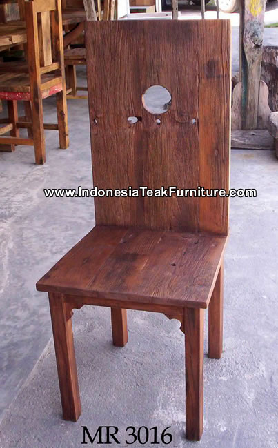 Recycled Wood Furniture Chair 