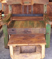 Teak Wood Chair Stool Sets