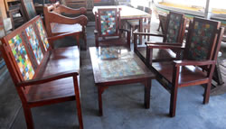 Wooden Furniture from Indonesia wood from wooden outrigger from Java Indonesia