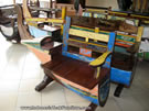  Bb1-15 Recycled Boat Bench Bali 