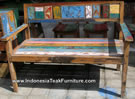  Bb1-26 Reclaimed Old Boat Furniture Bali