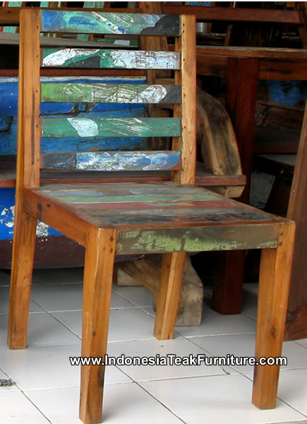 Bc1-5 Reclaimed Boat Furniture Factory Bali