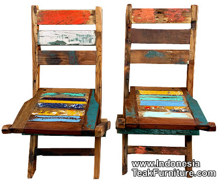 Bc1-8 Reclaimed Wood Furniture From Fishing Boats