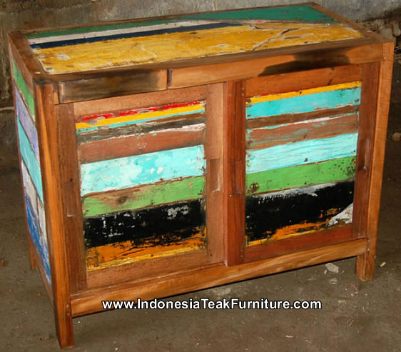 Cab1-14 Boats Furniture Made From Reclaimed Boat Timber Bali  