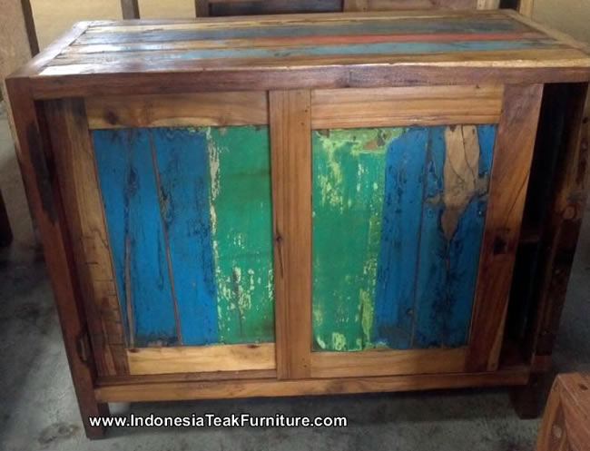 Cab1-15 Old Wooden Boats Furniture Factory Bali 