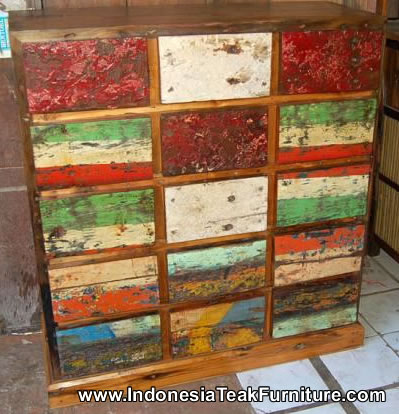 Cab1-22 Boat Wood Furniture Exporter Bali 