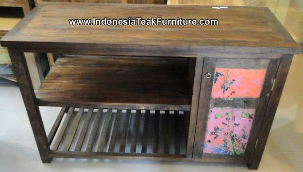 Cab1-24 Recycled Boat Wood Furniture Factory Bali 