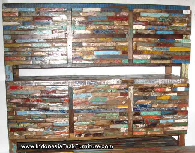 Cab1-25 Recycled Boat Wood Furniture Producer Bali 