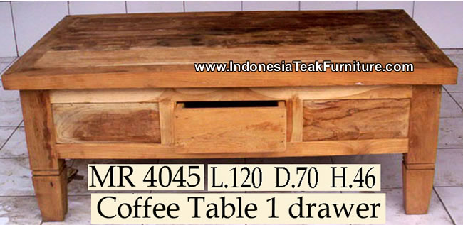Coffee Table Teak Wood Reclaimed Wood Furniture from Java