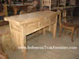 RECLAIMED WOOD FURNITURE EXPORTER INDONESIA