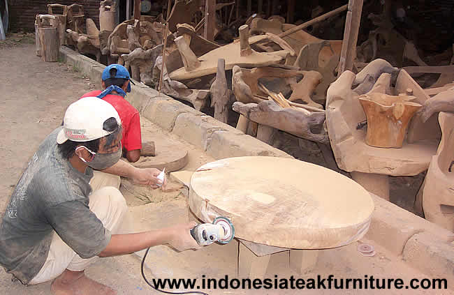 Rustic Furniture Factory in Java Indonesia