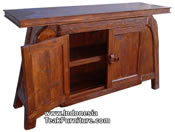 Rustic Teak Wood Console Table