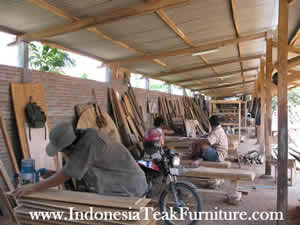 Furniture Craftsmen in Java Indonesia