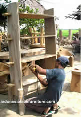 Furniture Craftsmen in Java Indonesia