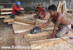 Furniture Craftsmen in Java Indonesia