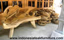 LARGE TEAK WOOD BENCH