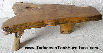 RUSTIC LOG BENCH INDONESIA