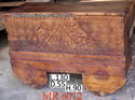 Carved Wood Chest Teak Java