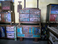 Washed Painted Wood Furniture Indonesia