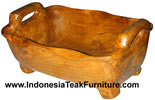 Teak Wood Bowl from Java