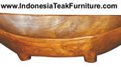 Teak Wood Bowl from Java